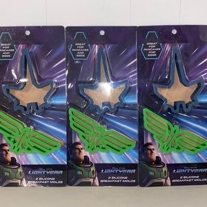 Lightyear 2pk Silicone Breakfasts Molds sets of 3.